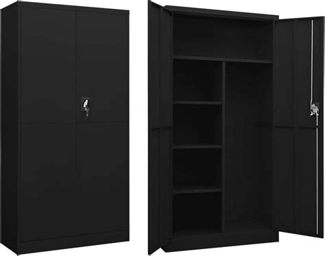 festnight office steel locker cabinet|Festnight Office Cabinet with 2 Doors and 4 .